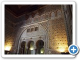 The moorish interior of the alcazar