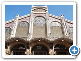 The facade of the Mercado Central