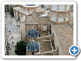 Cathedral Cupolas from the Miguelete Bell Tower