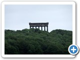 The iconic Penshaw monument (a replica of the Temple of Hephaestus in Athens)