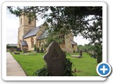 Another view of the church and graveyard