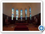 Altar stained glass window (transferred from Coventry in the war)