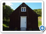 Small wooden rural church transferred from a Svalbard farm