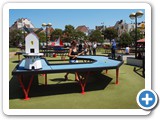 Seaside fun - a sort of snooker crazy golf