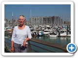 Denise at the marina