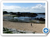 The beach near Ballintoy Harbour