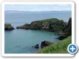 The coastline approaching Carrick-A-Rede