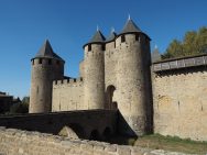 The barbican of the city ramparts and Chateau