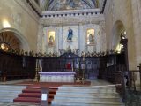 Relatively austere altar