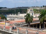 Close up showing internal courtyard of colonial building