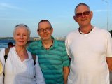 Denise, Peter and Ian on the Malecon