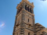 The cathedral's bell tower