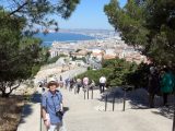 Peter on the way back to the city from the Notre-Dame de la Garde
