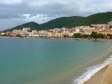 Stormy weather on the Ajaccio (Corsica) coastline