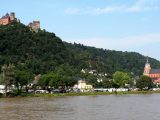 The 12thC Schonburg Castle (above Oberwesel), currently a hotel