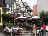 Typical Rudesheim café culture