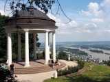 The Niederwald Temple with Rudesheim below