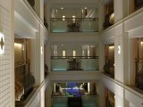 The atrium of our Kyoto hotel