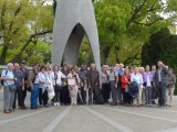 Tour Group at the Children's Peace Monument