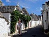 Denise among the Trulli houses