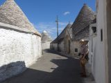 Peter near the residential Trulli houses