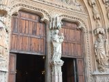 Sculptured door of Palma cathedral