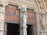 Sculptured door of Palma cathedral